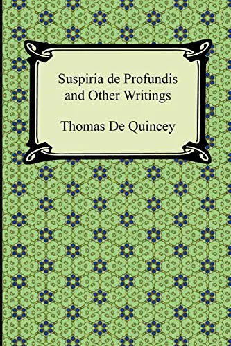 Cover of Suspiria de Profundis and Other Writings