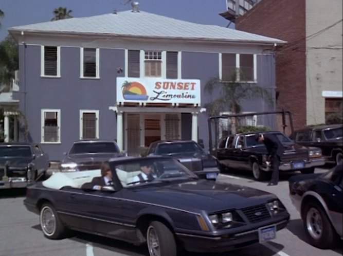 1983 Ford Mustang in Sunset Limousine