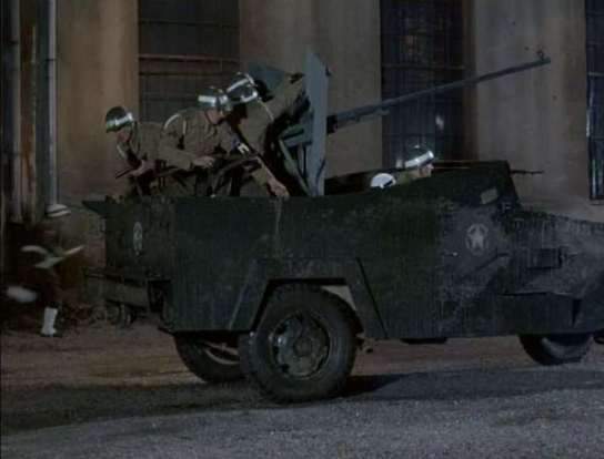 White M3 A1 Scout Car