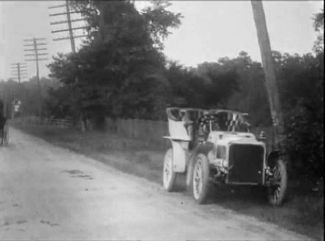 White Steam Car