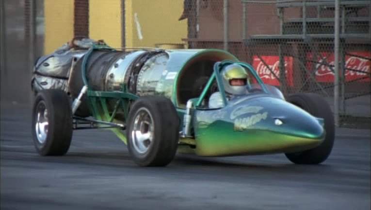 Custom Made Jet Dragster 'Green Mamba'