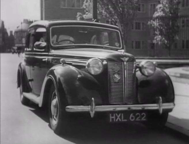 1947 Austin Sixteen in Scarlet Thread