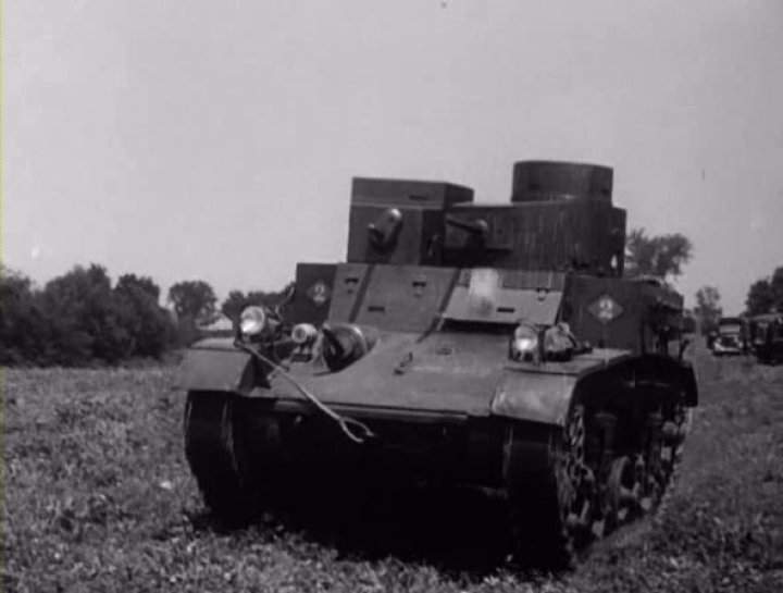 Rock Island Arsenal M2A2 Light Tank in Buck Privates