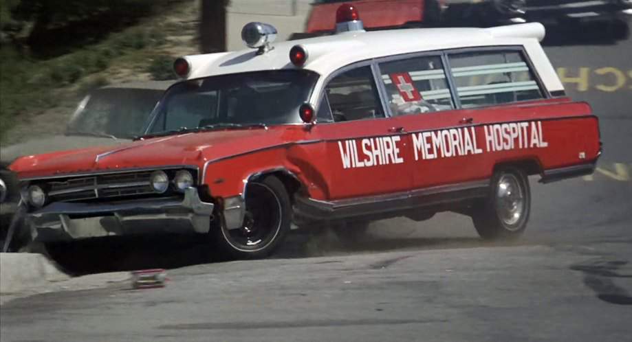 1964 Oldsmobile 98 Ambulance in Busting