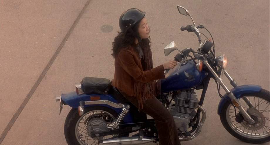 Honda Shadow 250 in Sideways