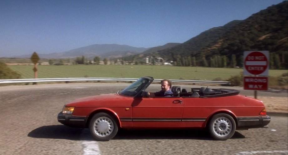 1987 SAAB 900 Cabrio in Sideways