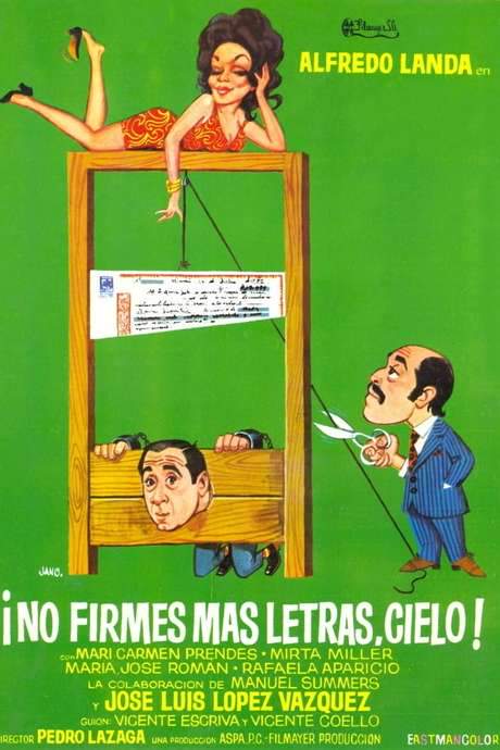 ¡No firmes más letras, cielo! (1972) movie poster