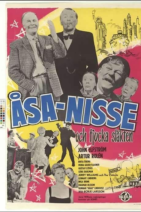 Åsa-Nisse och tjocka släkten (1963) movie poster