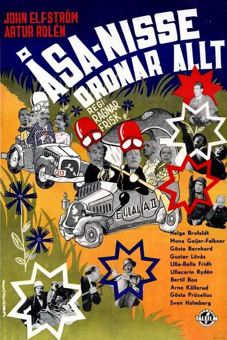 Åsa-Nisse ordnar allt (1955) movie poster