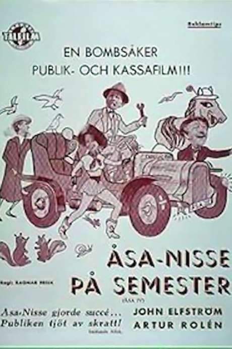 Åsa-Nisse på semester (1953) movie poster