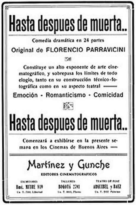 ’Til After Her Death (1916) movie poster