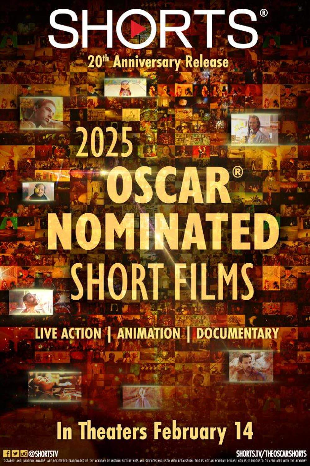 This collection showcases the nominees for the Academy Award for Live Action Short Film. The films featured are "The Man Who Could Not Remain Silent" from Croatia, a 20-minute story in Croatian; "Anuja" from India, an 18-minute film in Hindi; "I'm Not a Robot" from Belgium/Netherlands, a 15-minute production in Dutch; "A Lien" from the USA, a 22-minute film in English; and "The Last Ranger" from South Africa, a 23-minute film in Afrikaans.