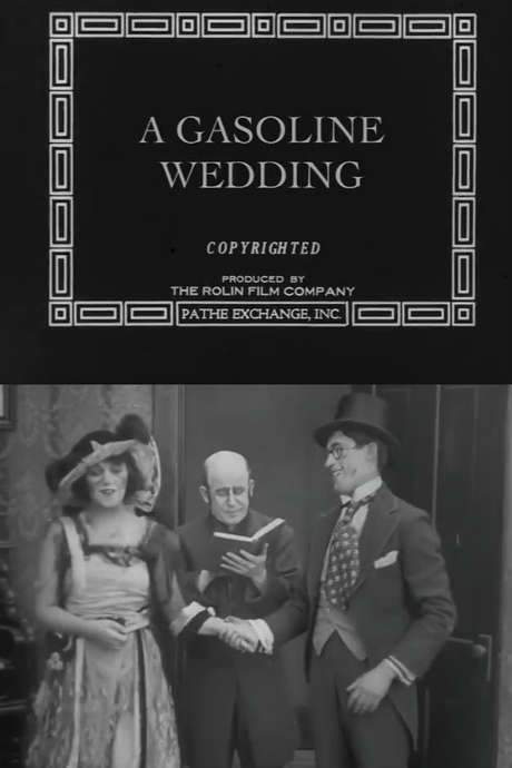 A Gasoline Wedding (1918) movie poster