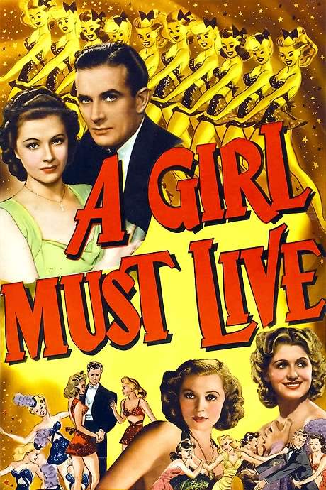 A Girl Must Live (1939) movie poster