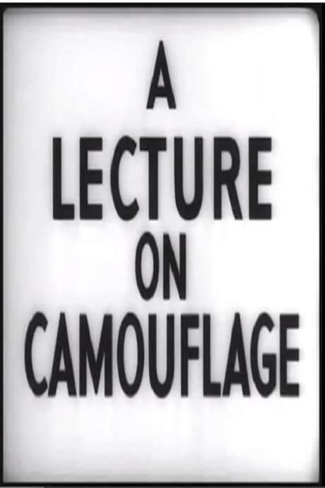 A Lecture on Camouflage (1944) movie poster