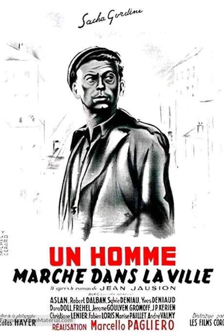 A Man Walks in the City (1950) movie poster