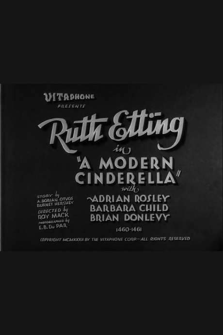 A Modern Cinderella (1932) movie poster