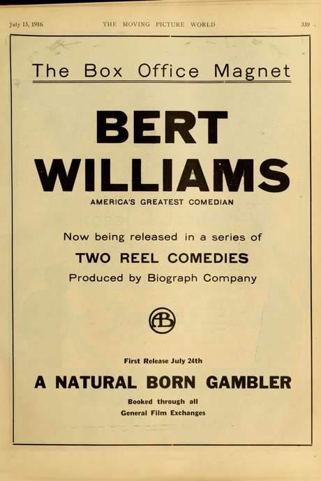 A Natural Born Gambler (1916) movie poster