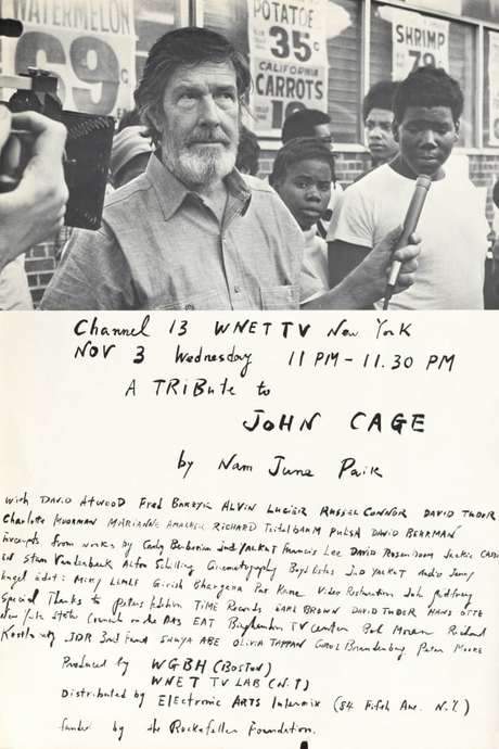 A Tribute to John Cage (1976) movie poster