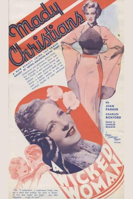 A Wicked Woman (1934) movie poster