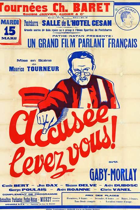Accused, Stand Up! (1930) movie poster