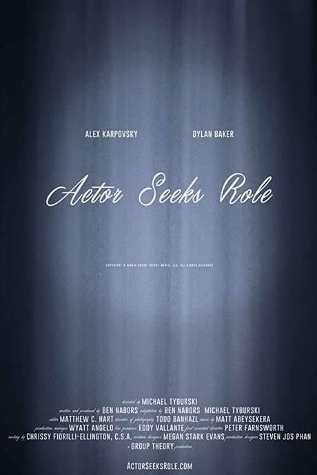 Actor Seeks Role (2015) movie poster