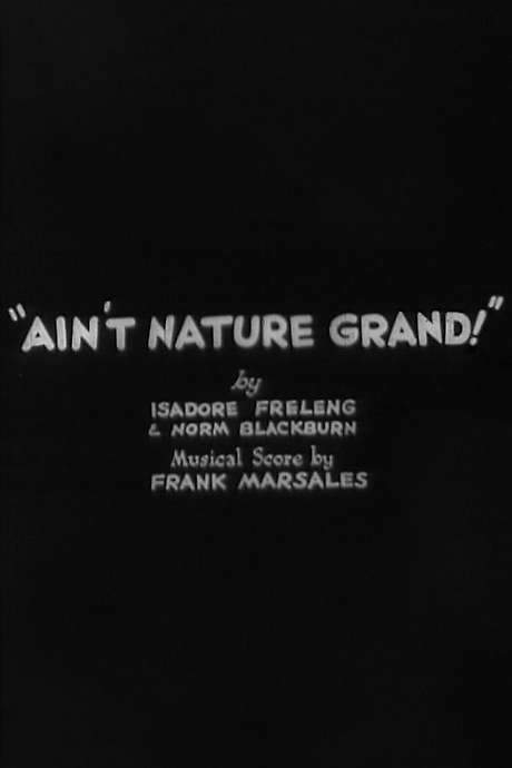 Ain’t Nature Grand! (1931) movie poster