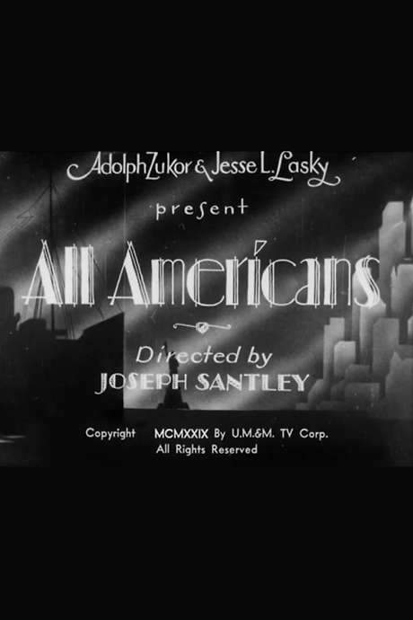 All Americans (1929) movie poster
