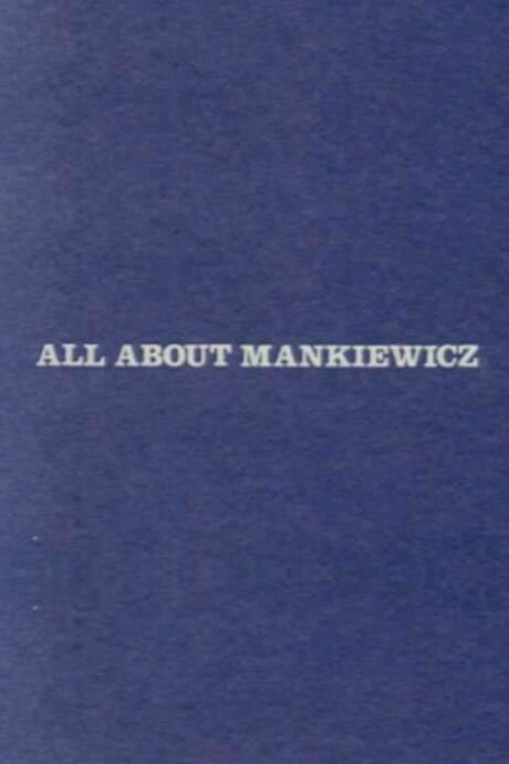 All About Mankiewicz (1983) movie poster