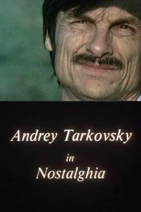 Andrey Tarkovsky in Nostalghia (1984) movie poster