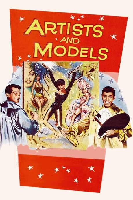 Artists and Models (1955) movie poster