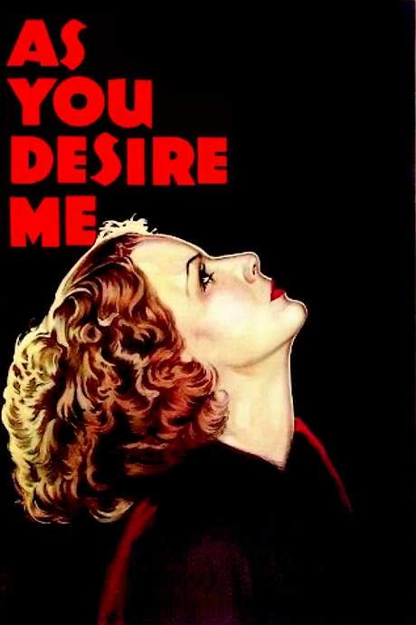 As You Desire Me (1932) movie poster