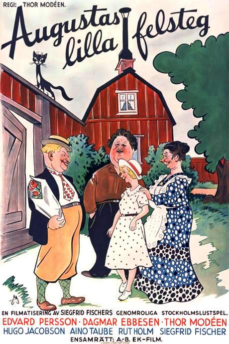 Augustas lilla felsteg (1933) movie poster