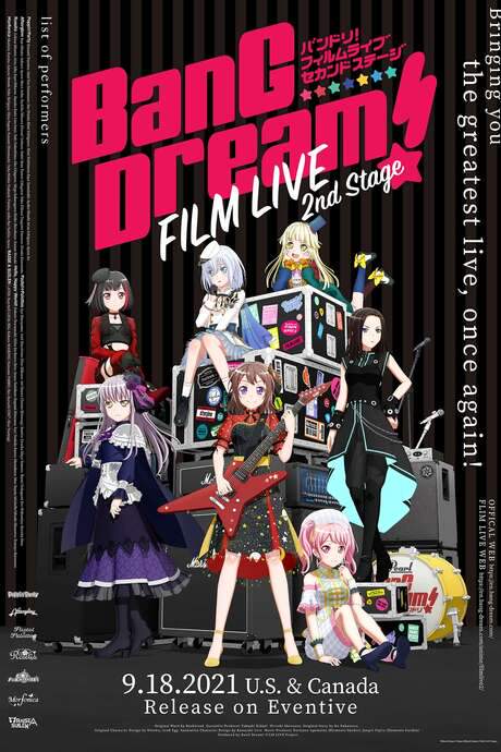 BanG Dream! FILM LIVE 2nd Stage (2021) movie poster