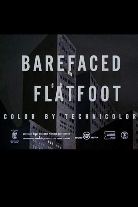 Barefaced Flatfoot (1951) movie poster
