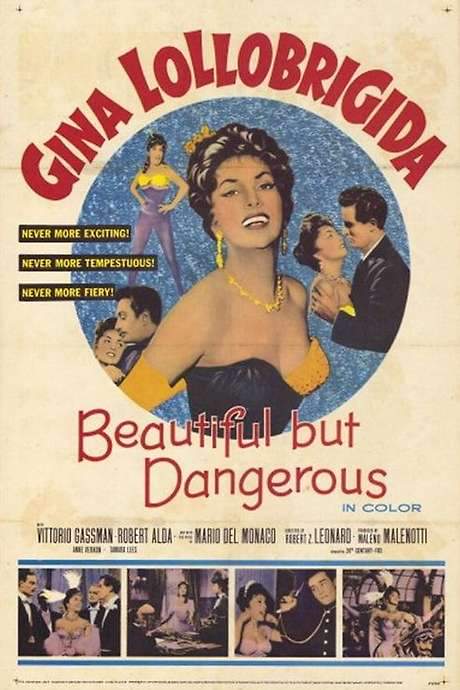 Beautiful But Dangerous (1955) movie poster