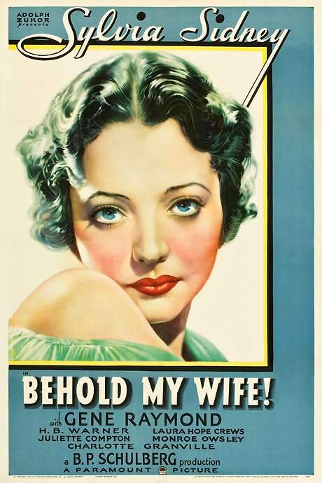 Behold My Wife! (1934) movie poster