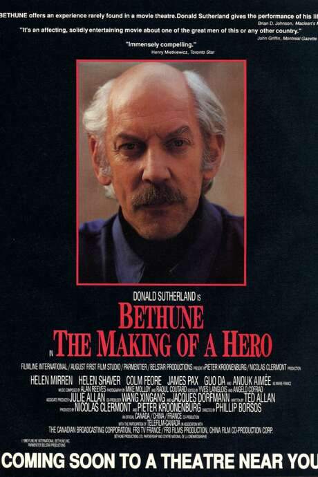 Bethune: The Making of a Hero (1990) movie poster