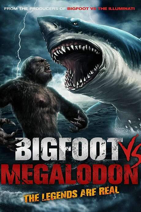 Bigfoot vs Megalodon (2021) movie poster