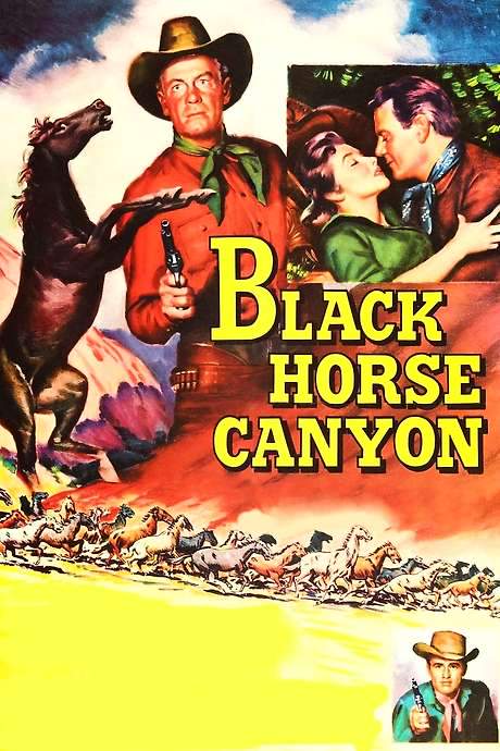 Black Horse Canyon (1954) movie poster