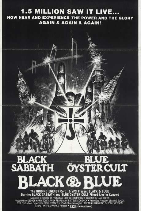 Black Sabbath & Blue Öyster Cult: Black and Blue (1981) movie poster