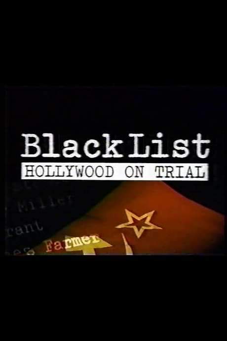 Blacklist: Hollywood on Trial (1996) movie poster