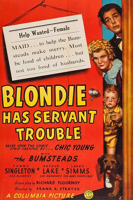 Blondie Has Servant Trouble (1940) movie poster