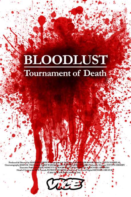 Bloodlust: Tournament of Death (2016) movie poster