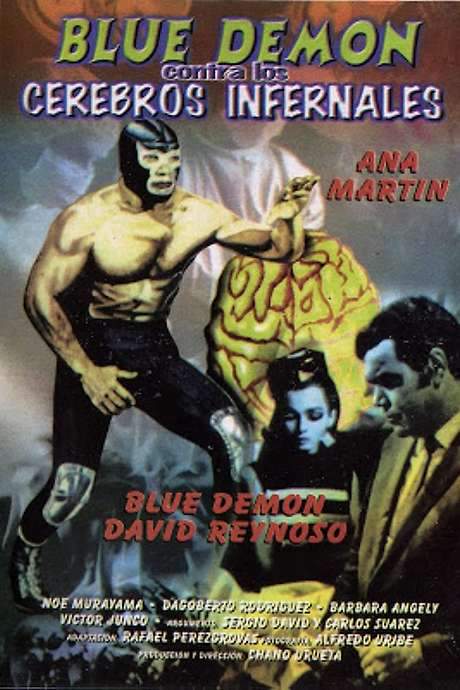 Blue Demon vs. the Infernal Brains (1968) movie poster