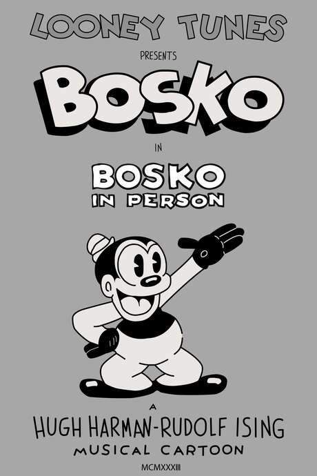 Bosko in Person (1933) movie poster
