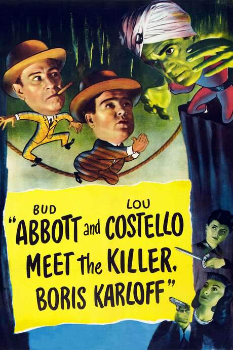 Bud Abbott and Lou Costello Meet the Killer, Boris Karloff (1949) movie poster