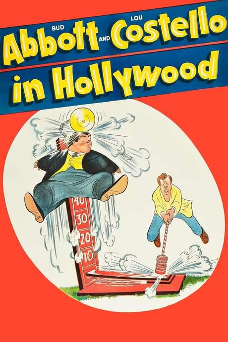 Bud Abbott and Lou Costello in Hollywood (1945) movie poster