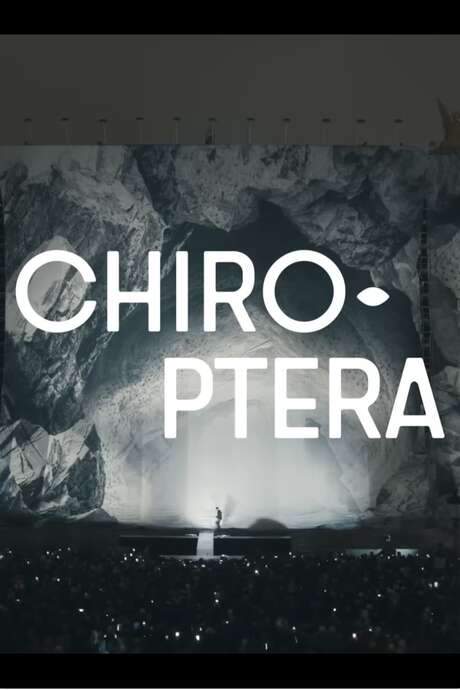 JR show on November 12, 2023 on the facade of the Palais Garnier. Chiroptera in the cave. Darkness holds the grace of the light