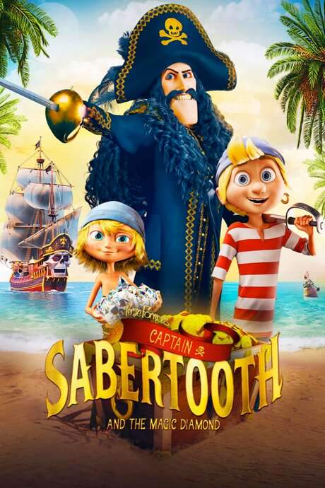 Captain Sabertooth and the Magical Diamond (2019) movie poster
